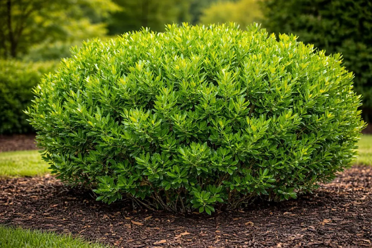 Inkberry holly is a dependable evergreen shrub valued for its dense, dark foliage and strong deer resistance, making it a reliable choice for hedges and foundation plantings.