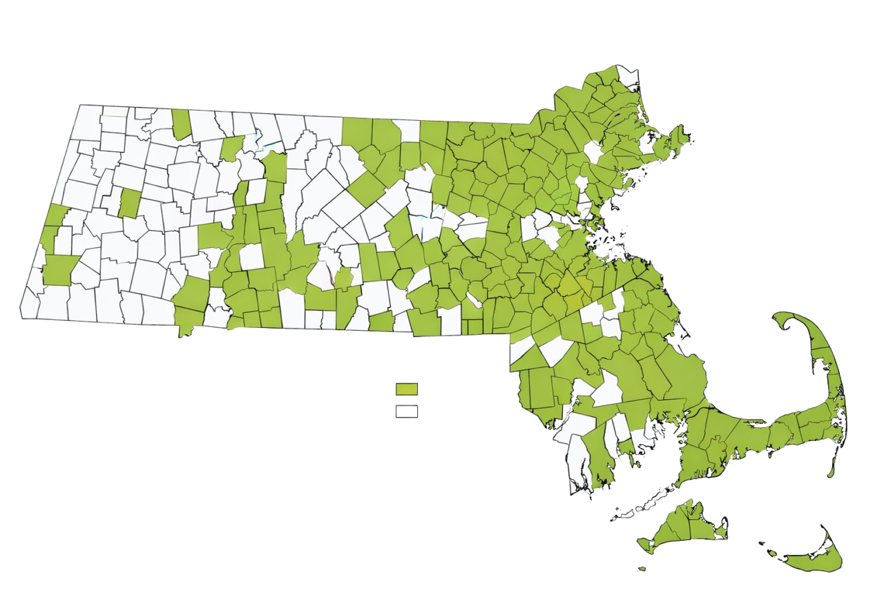 The Commonwealth of Massachusetts Communities with Non-Zoning Wetlands Bylaws