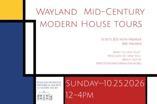 Mid-Century Modern House Tour | Wayland Museum & Historical Society