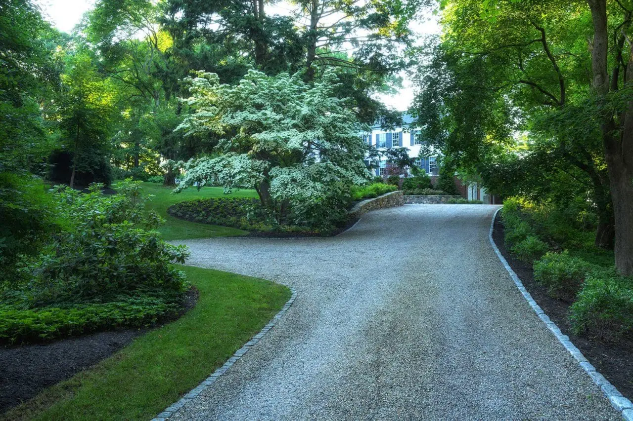 01773 pea stone water mitigation driveway