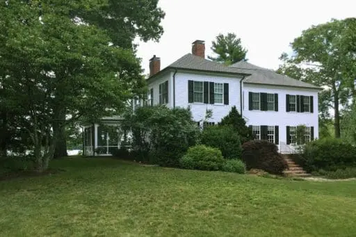 transformations - before - newton front yard