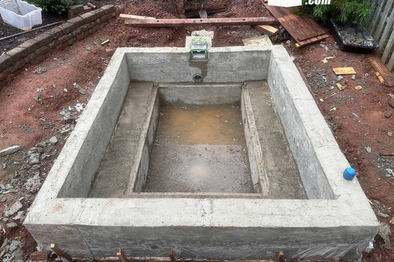 Plunge Pool Construction Types and Popular Styles - Concrete