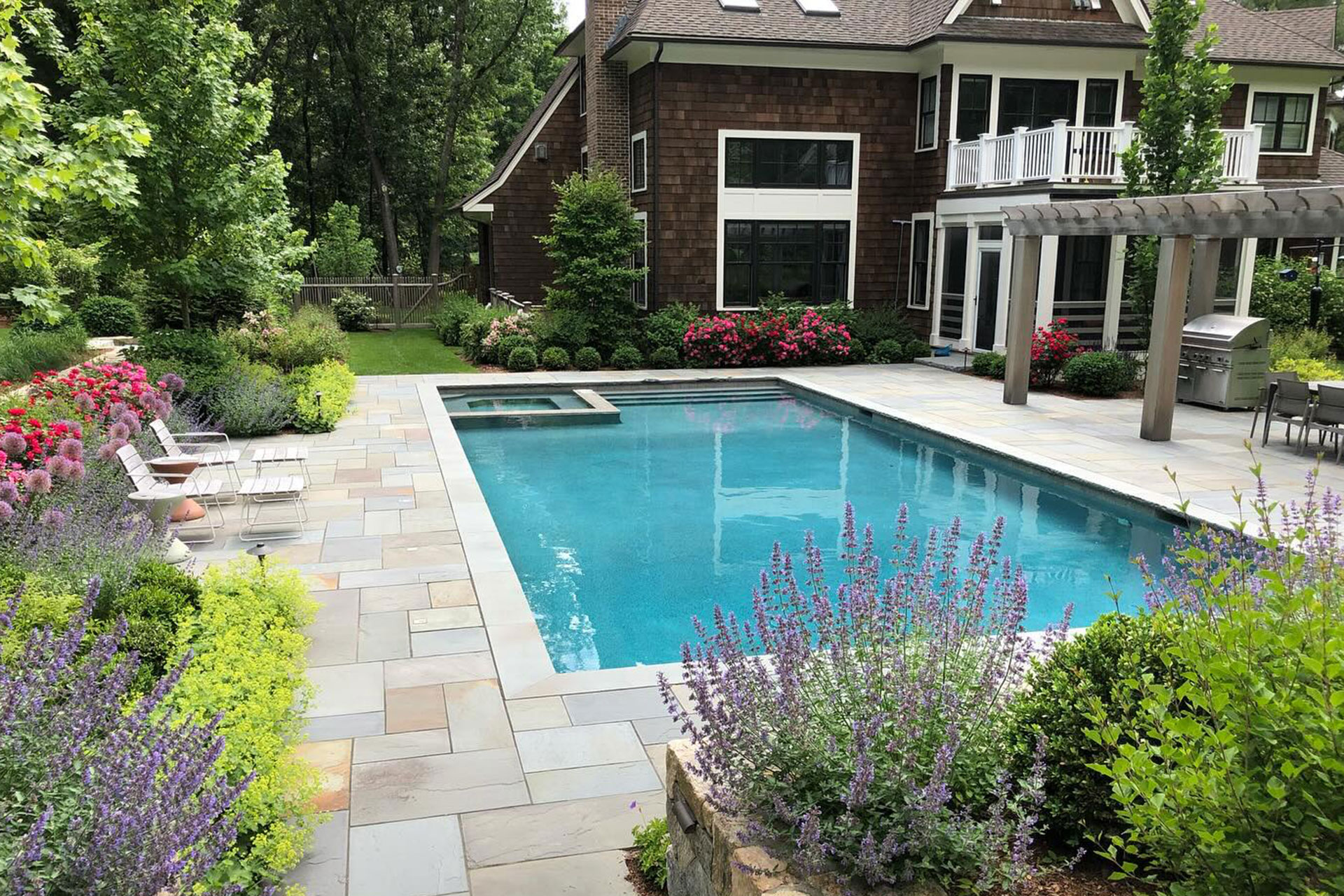 Weston Patio and Pool after