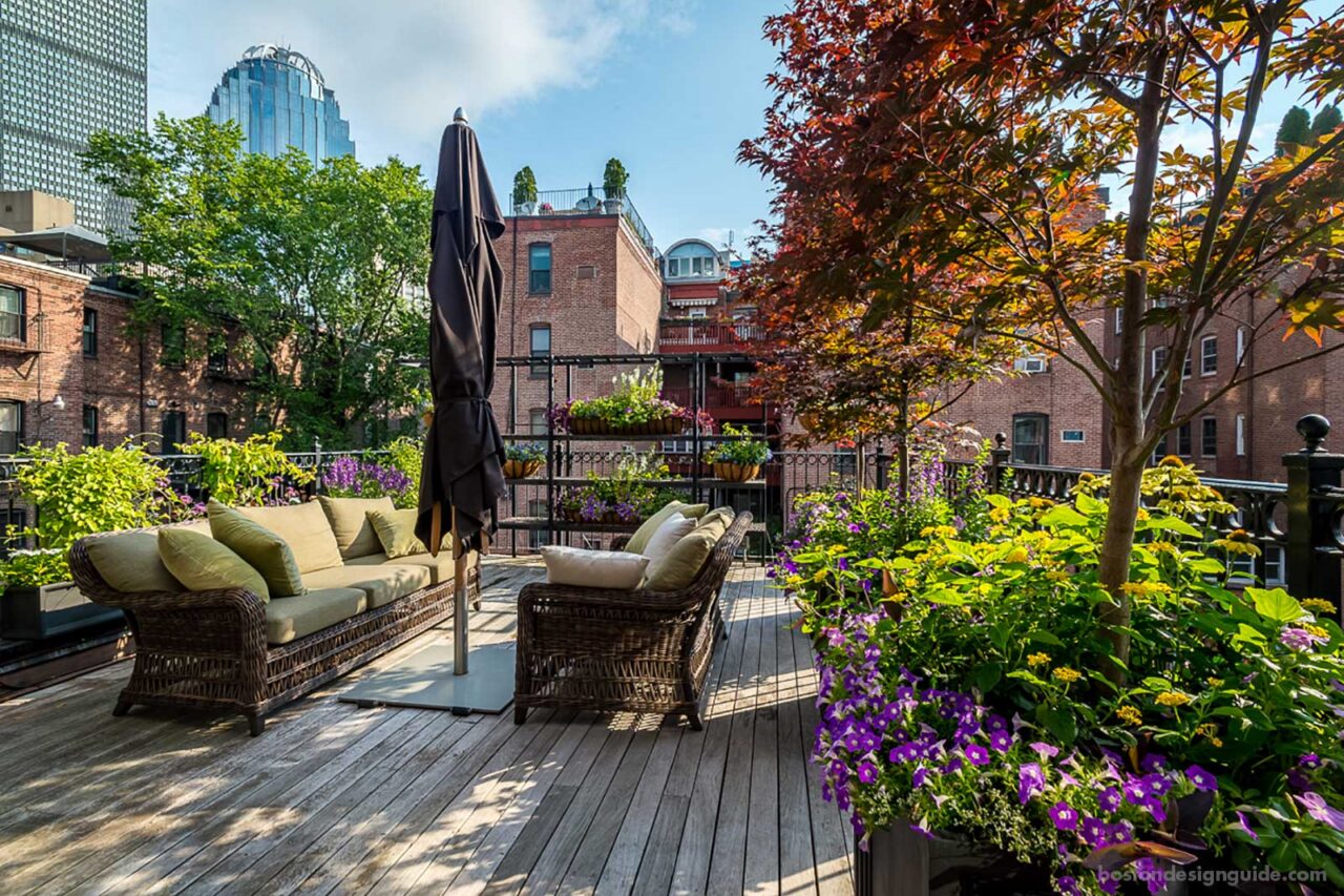 boston south end rooftop garden urban oasis