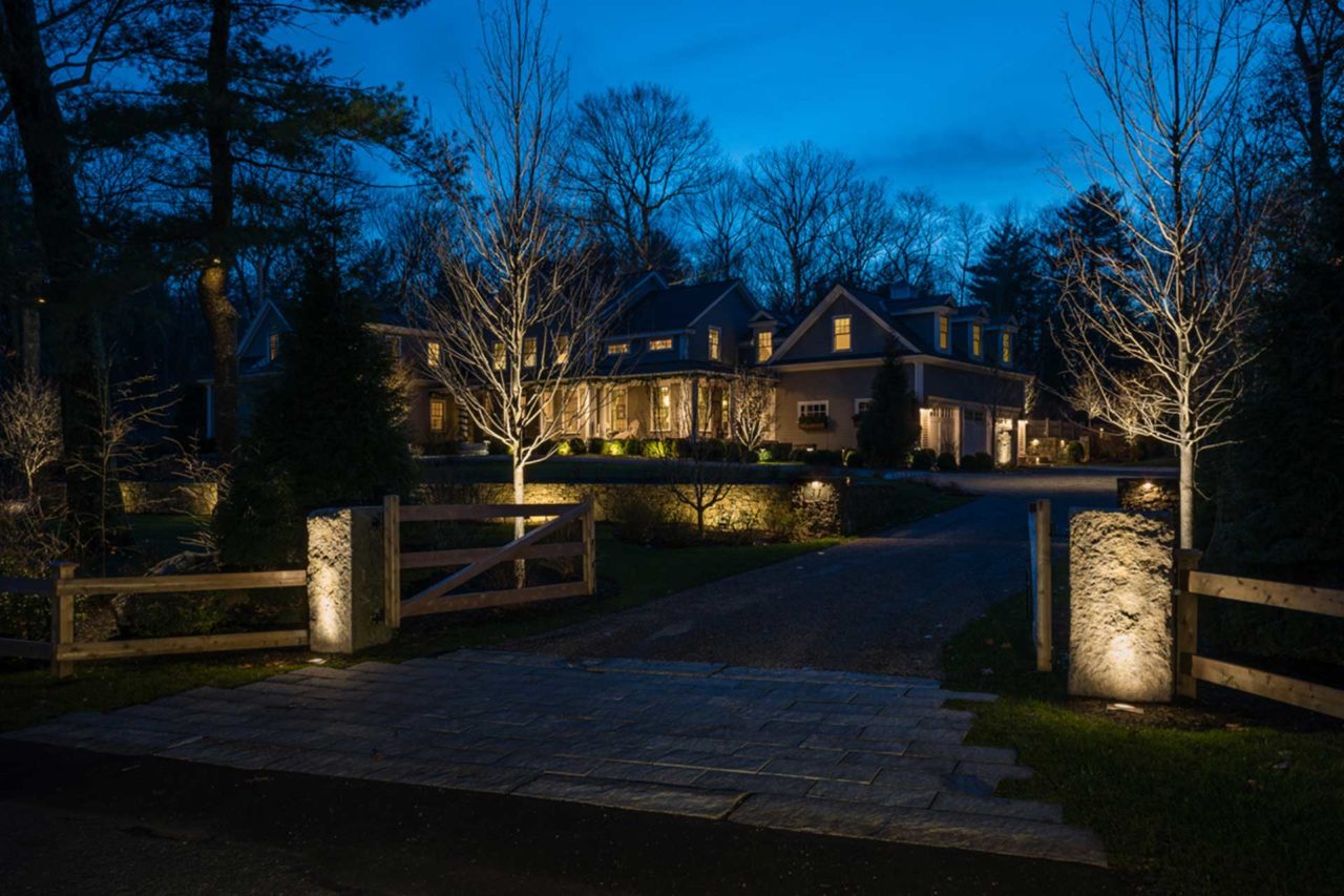 lighting - dover, driveway, lighting, scene, outdoor
