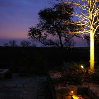 lighting - wayland, outdoor lighting with fire pit