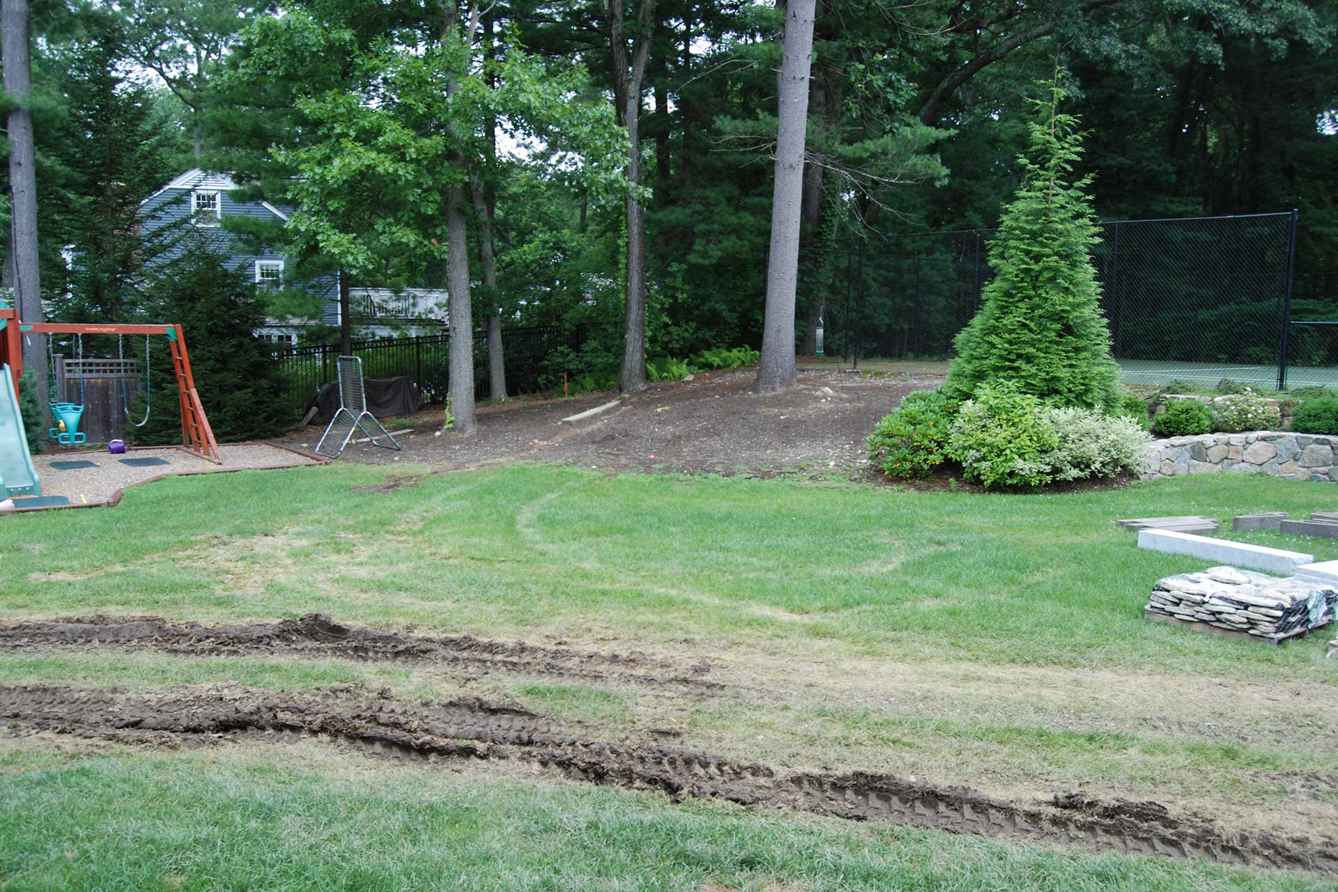 Wellesley Backyard Retreat before