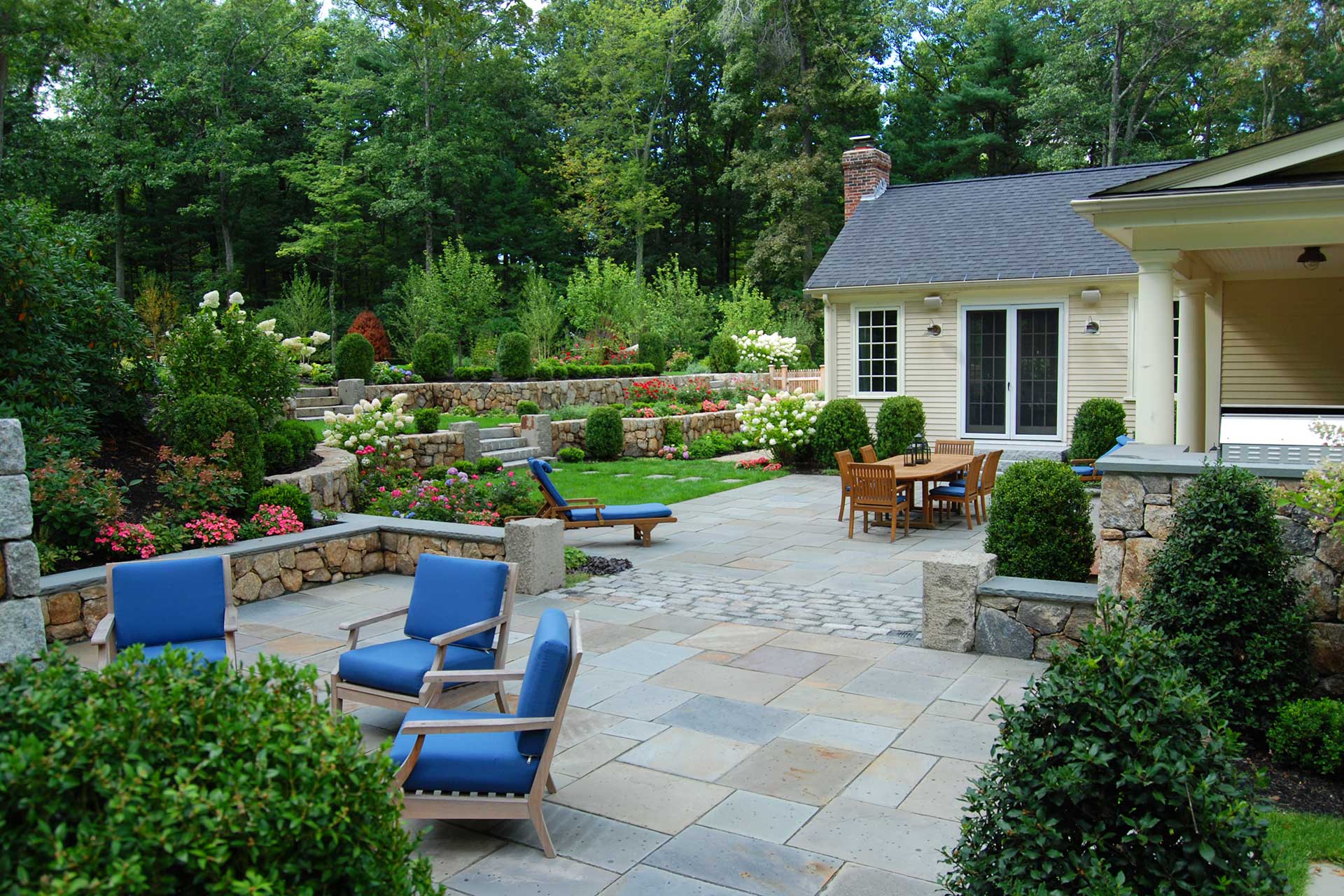 Tiered Walls in Dover after