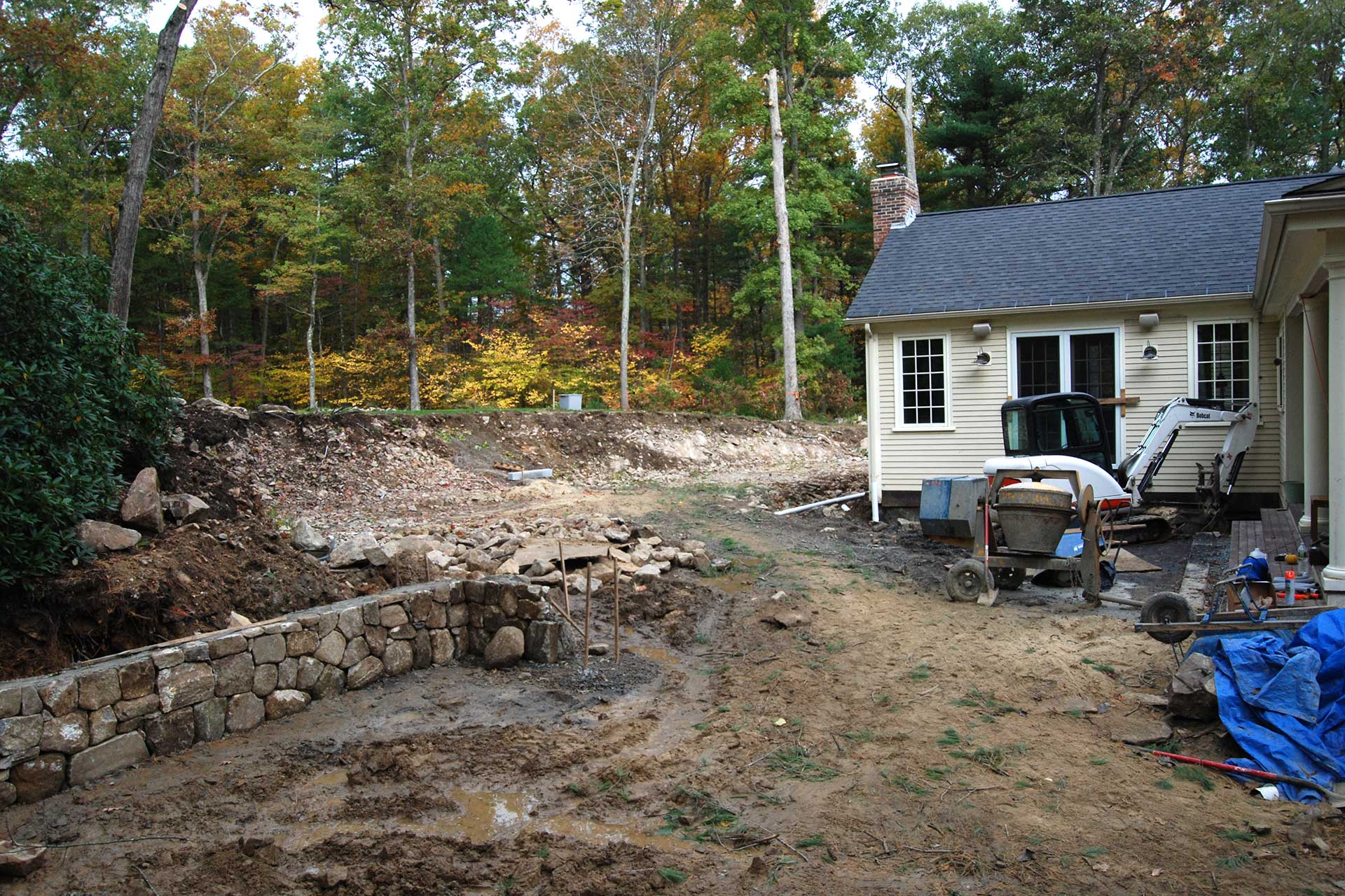 Tiered Walls in Dover before