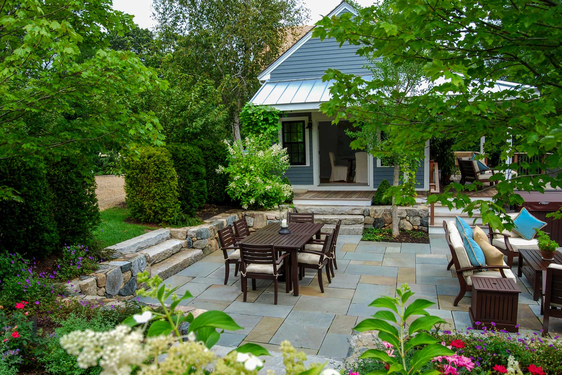 Wayland Farmhouse Patio after